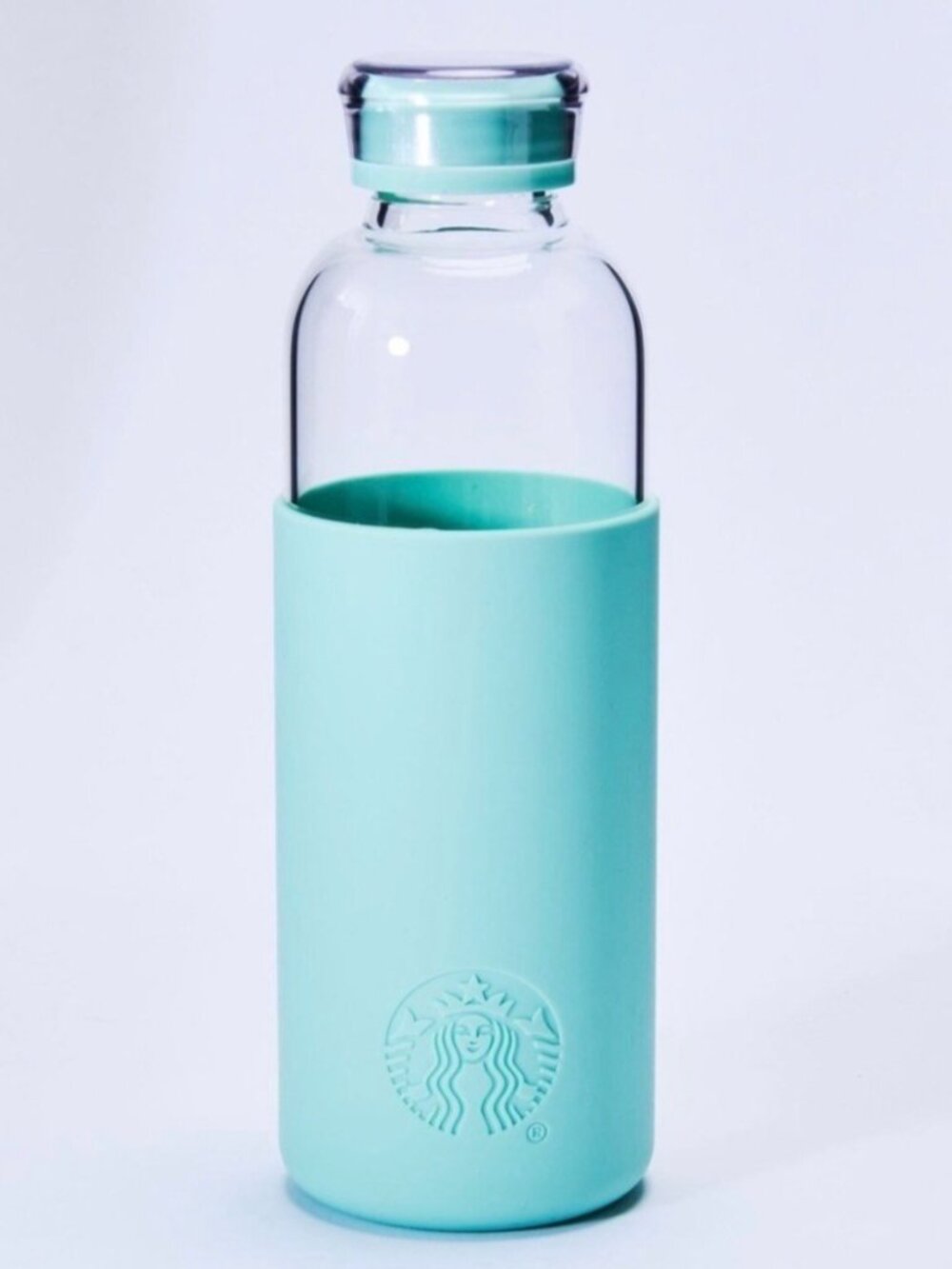 💚 Starbucks NWT 2026 Summer Road Trip Collection Mint Glass Silicone Bottle